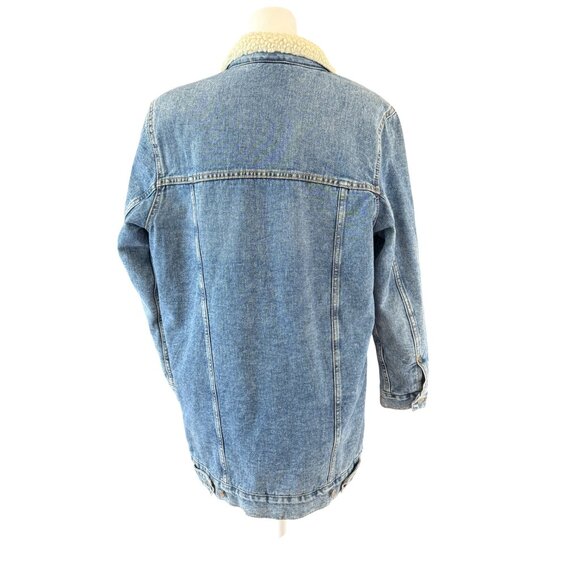 Denim Sherpa-Lined Denim Jacke - Picture 5 of 8